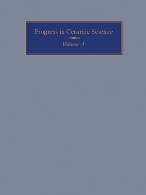 cover image of Progress in Ceramic Science